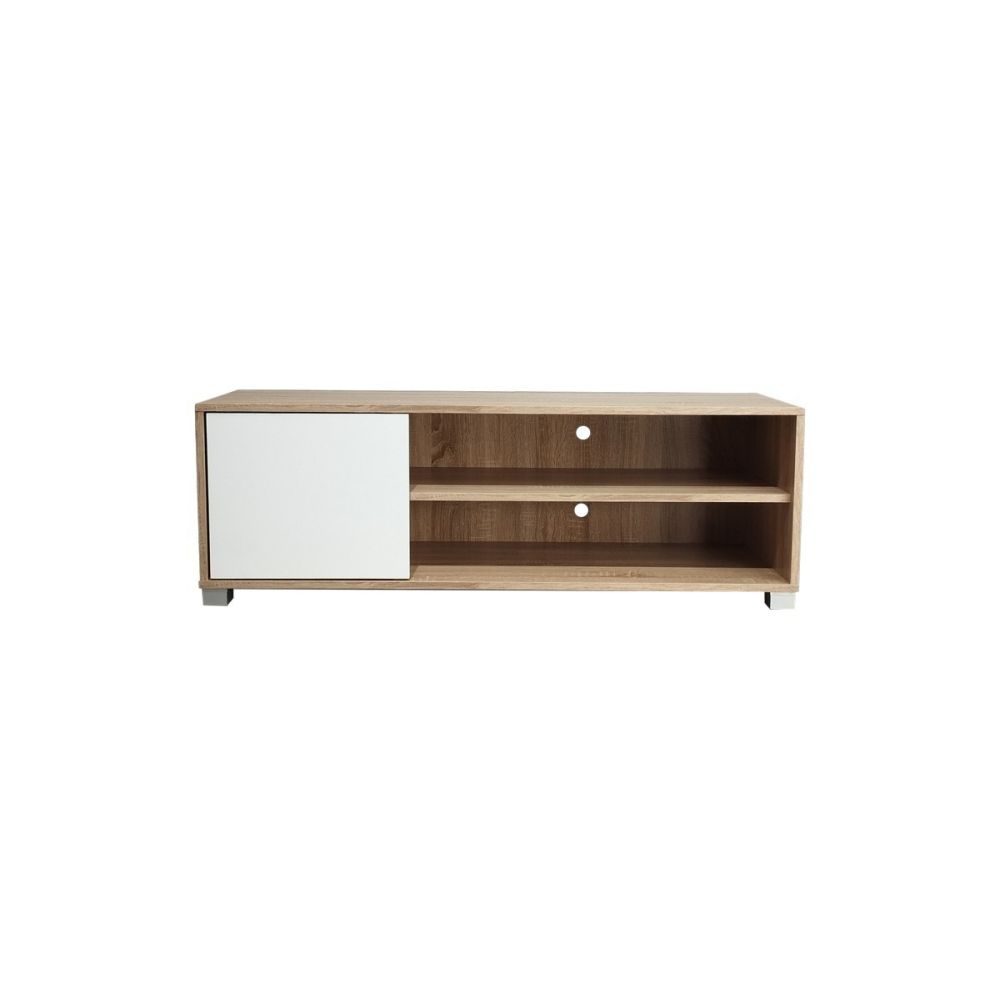 Mueble de TV en Melamina Cambria-Blanco